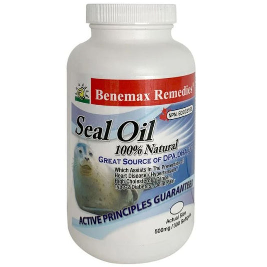 Benemax Remedies SEAL OIL, 300 Softgels