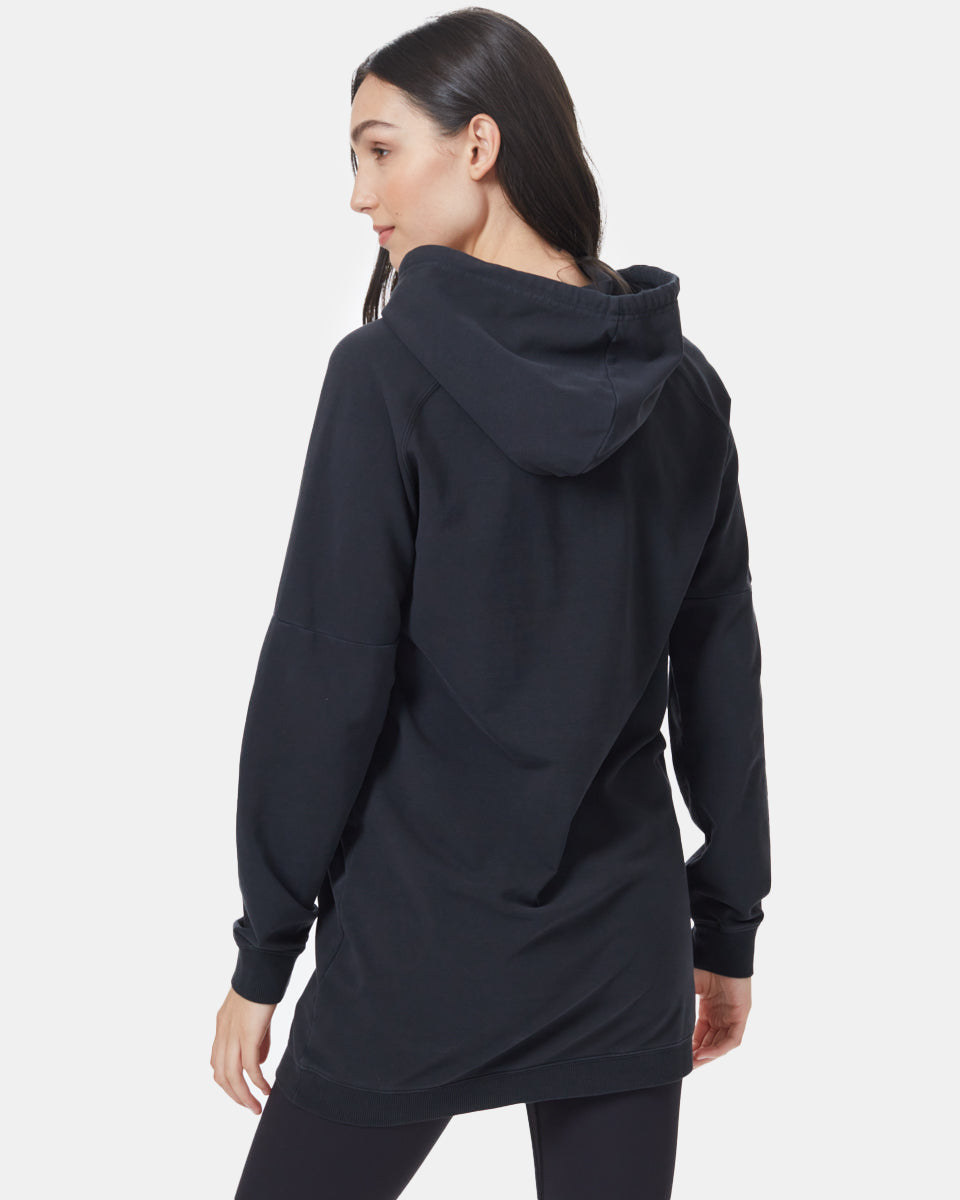 Oversized French Terry Hoodie Dress
