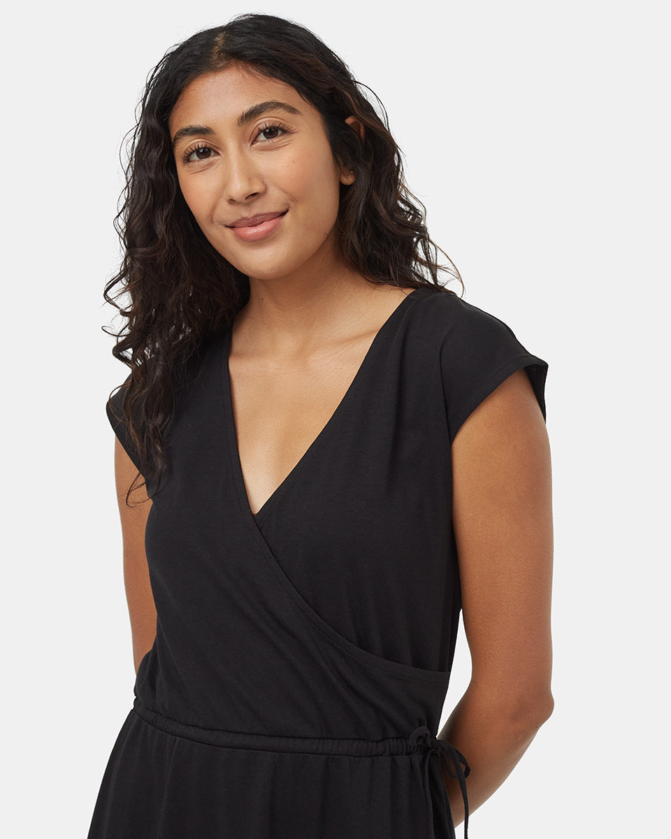 TreeBlend Wrap Front Dress