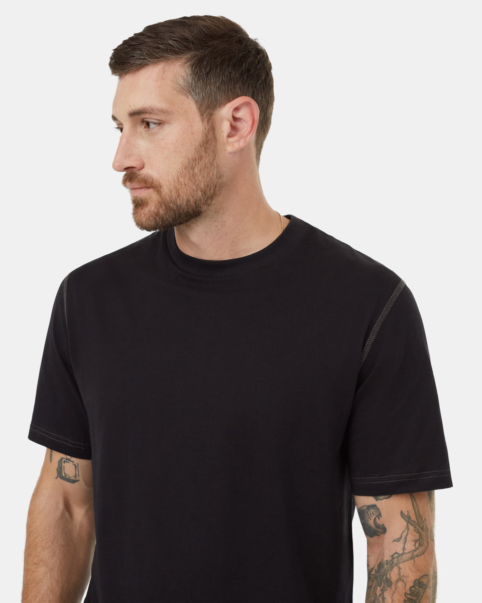 Contrast Thread Relaxed T-Shirt