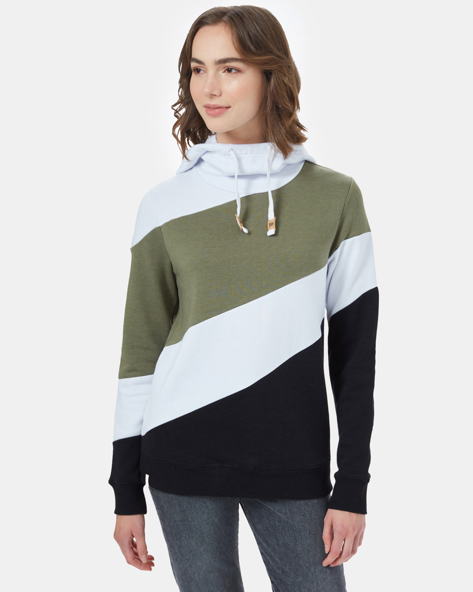 TreeFleece Angle Blocked Hoodie