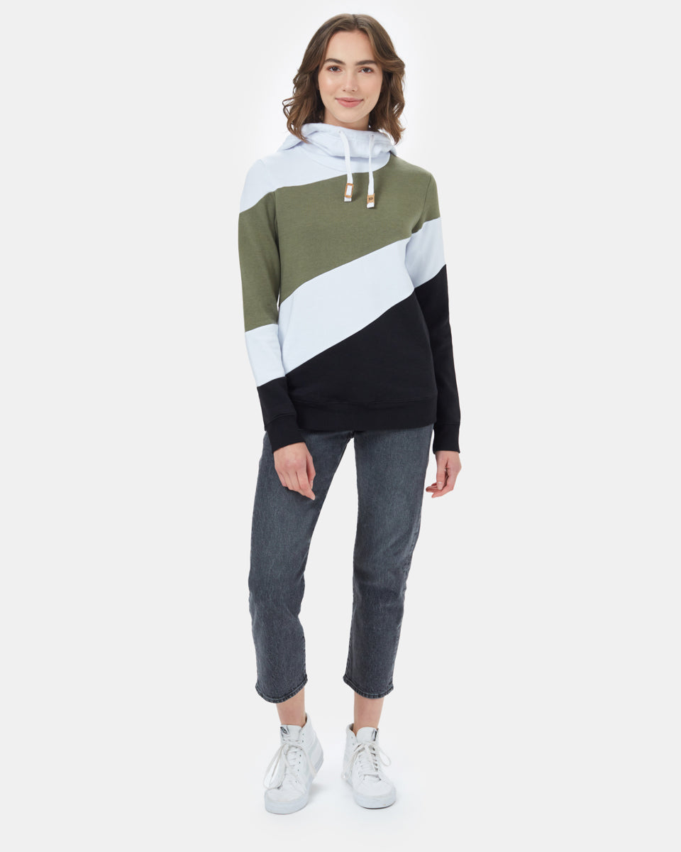 TreeFleece Angle Blocked Hoodie