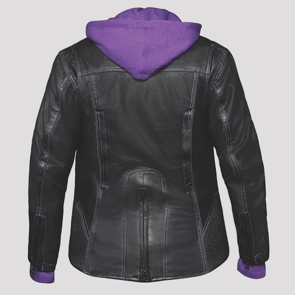 Unik International Women's Hoodie Motorcycle Jacket