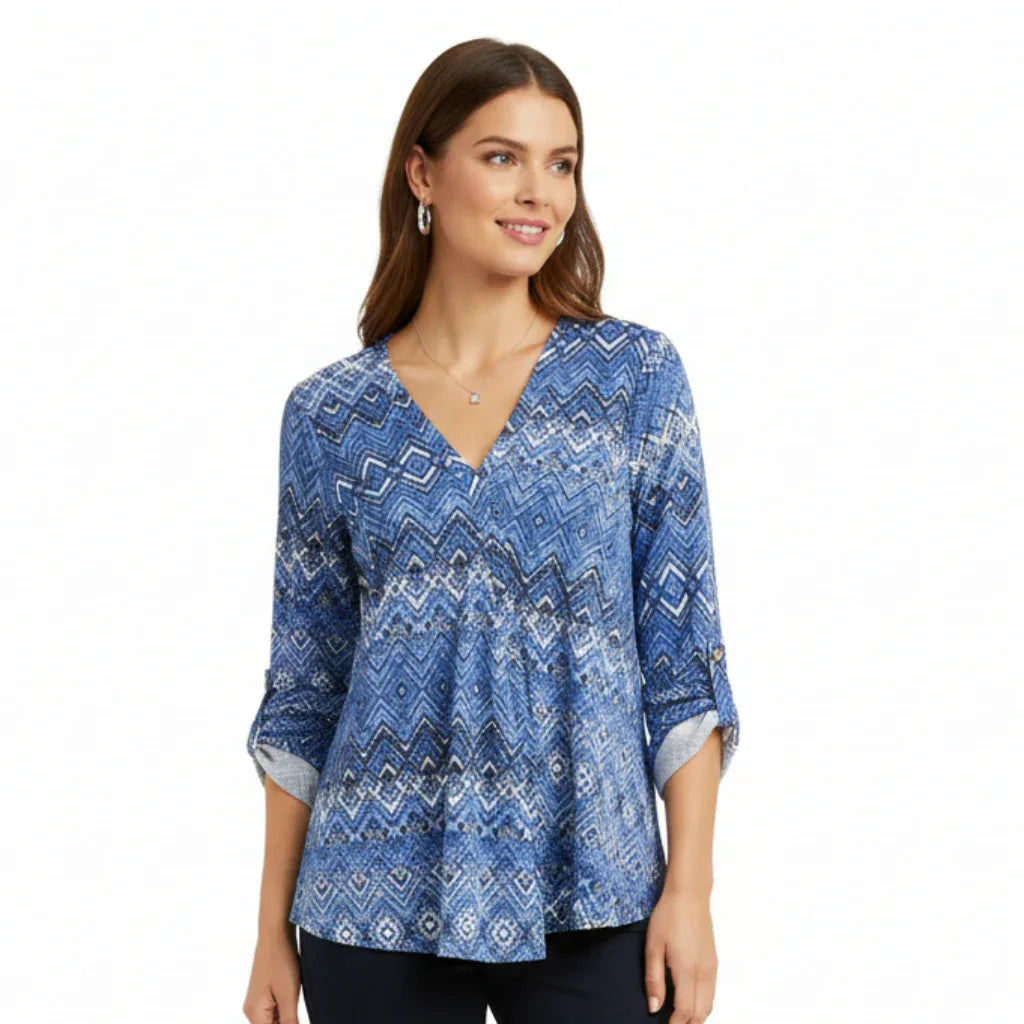 Blouse à motifs