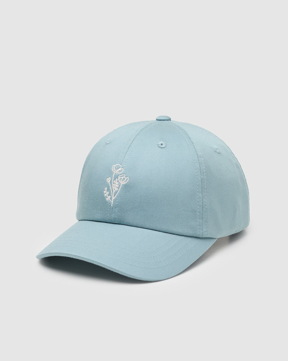 Flower Embroidery Peak Hat
