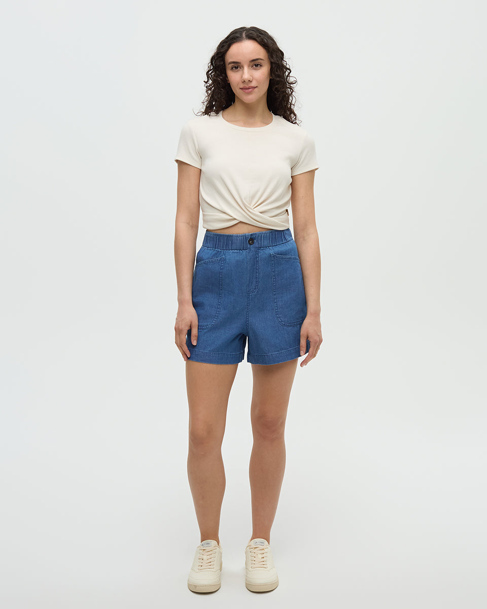 Denim Cascades Short