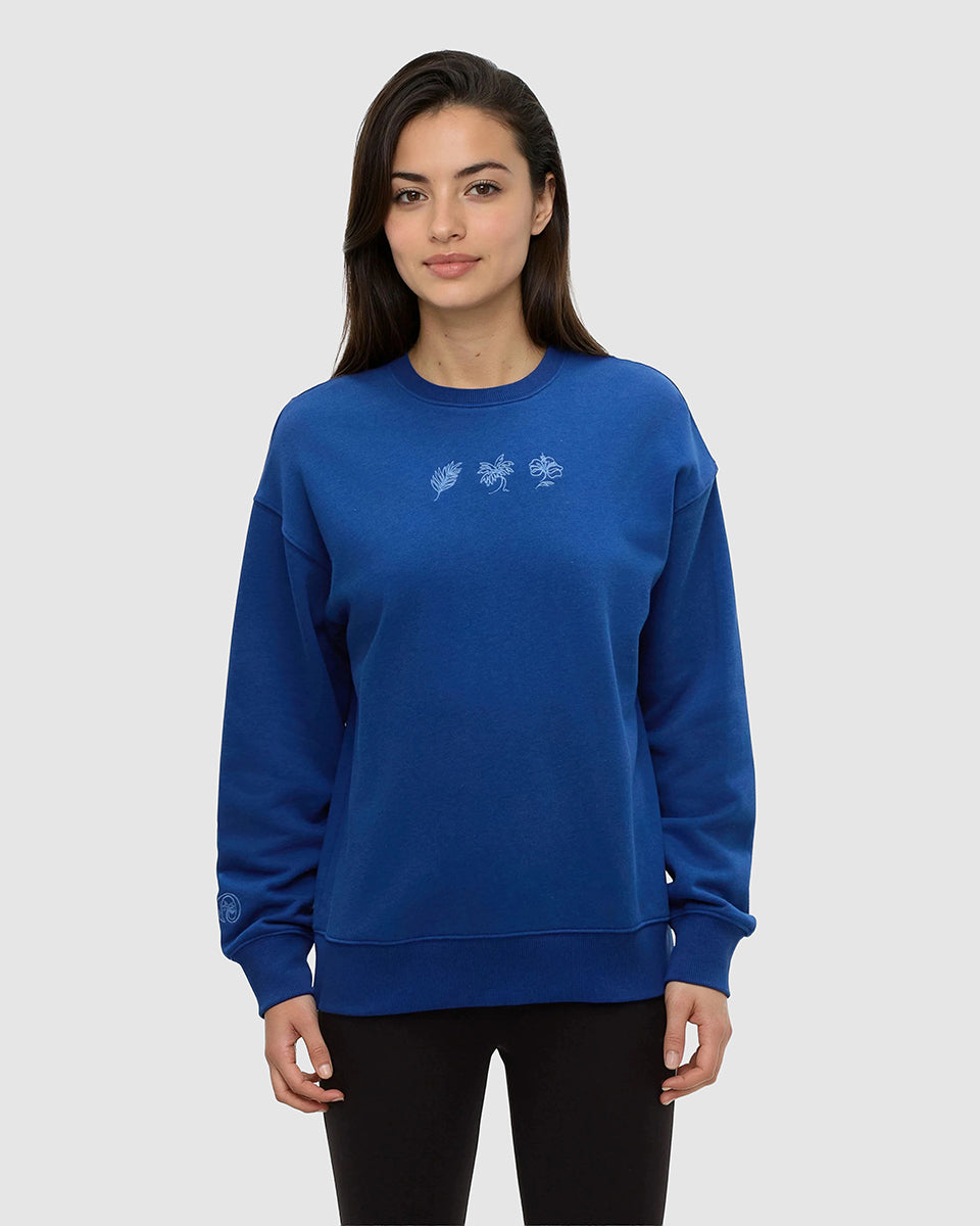 Haiti Embroidery Relaxed Crew