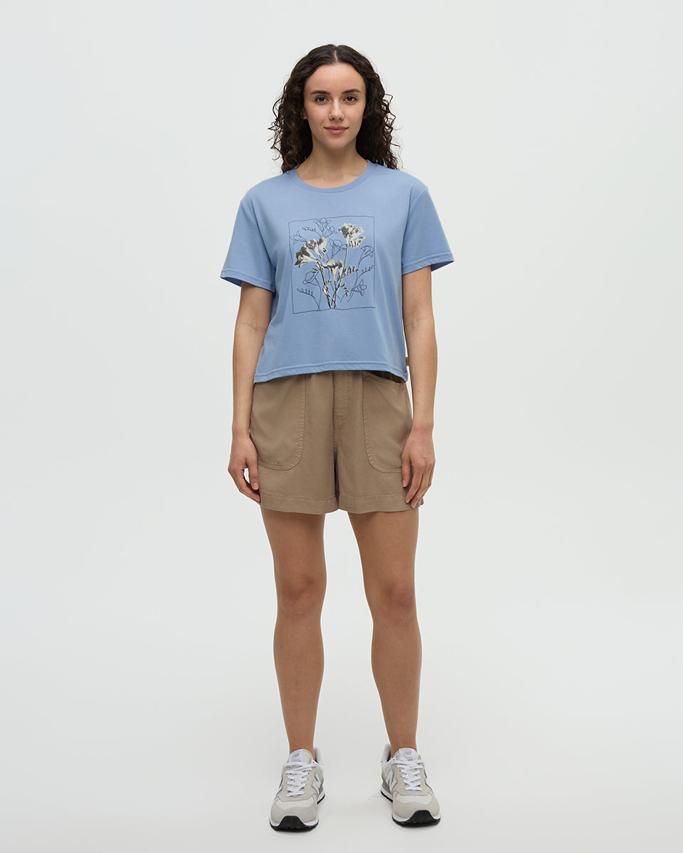 Floral Crop T-Shirt