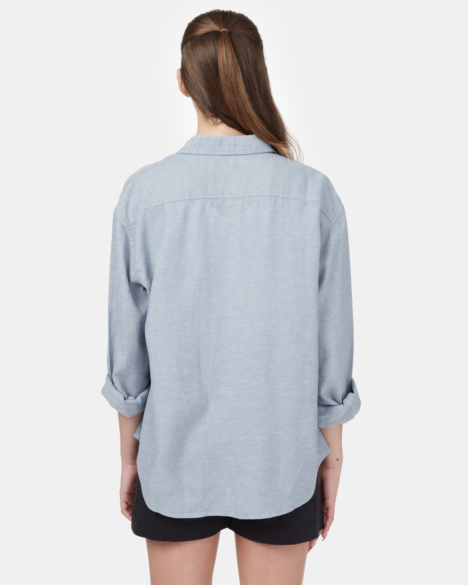 Hemp Button Front Shirt