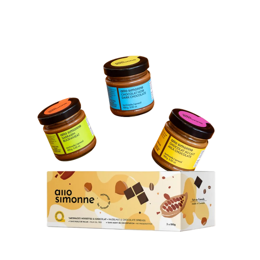 Trio tartinade jaune