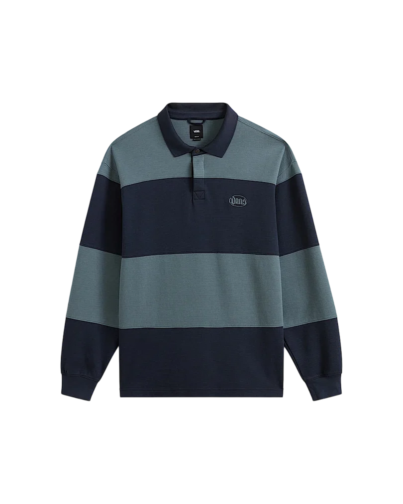 Vans 'Bowman' Rugby L/S Polo - Navy