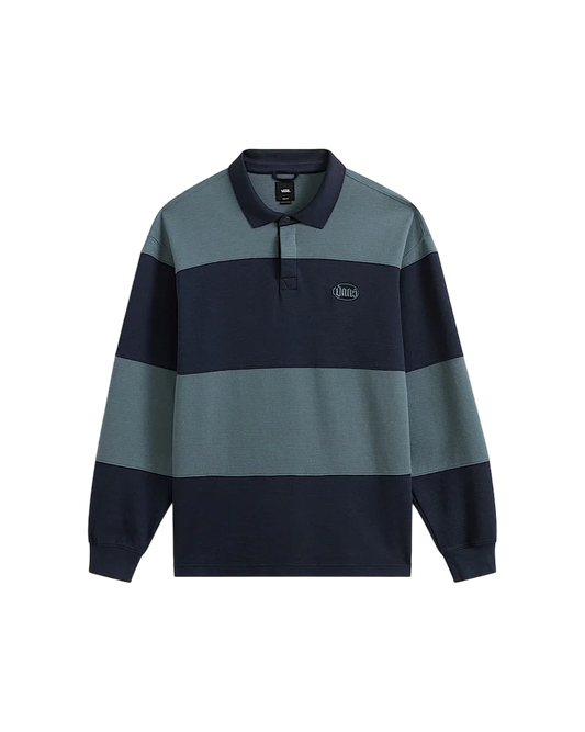 Vans 'Bowman' Rugby L/S Polo - Navy