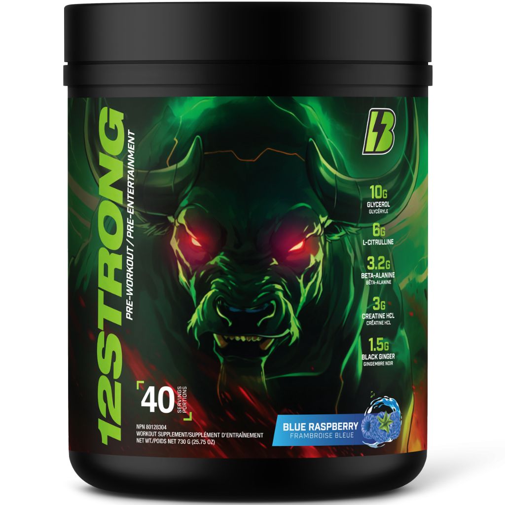 Bull Nutrition 12STRONG PRE-WORKOUT, 40 Servings
