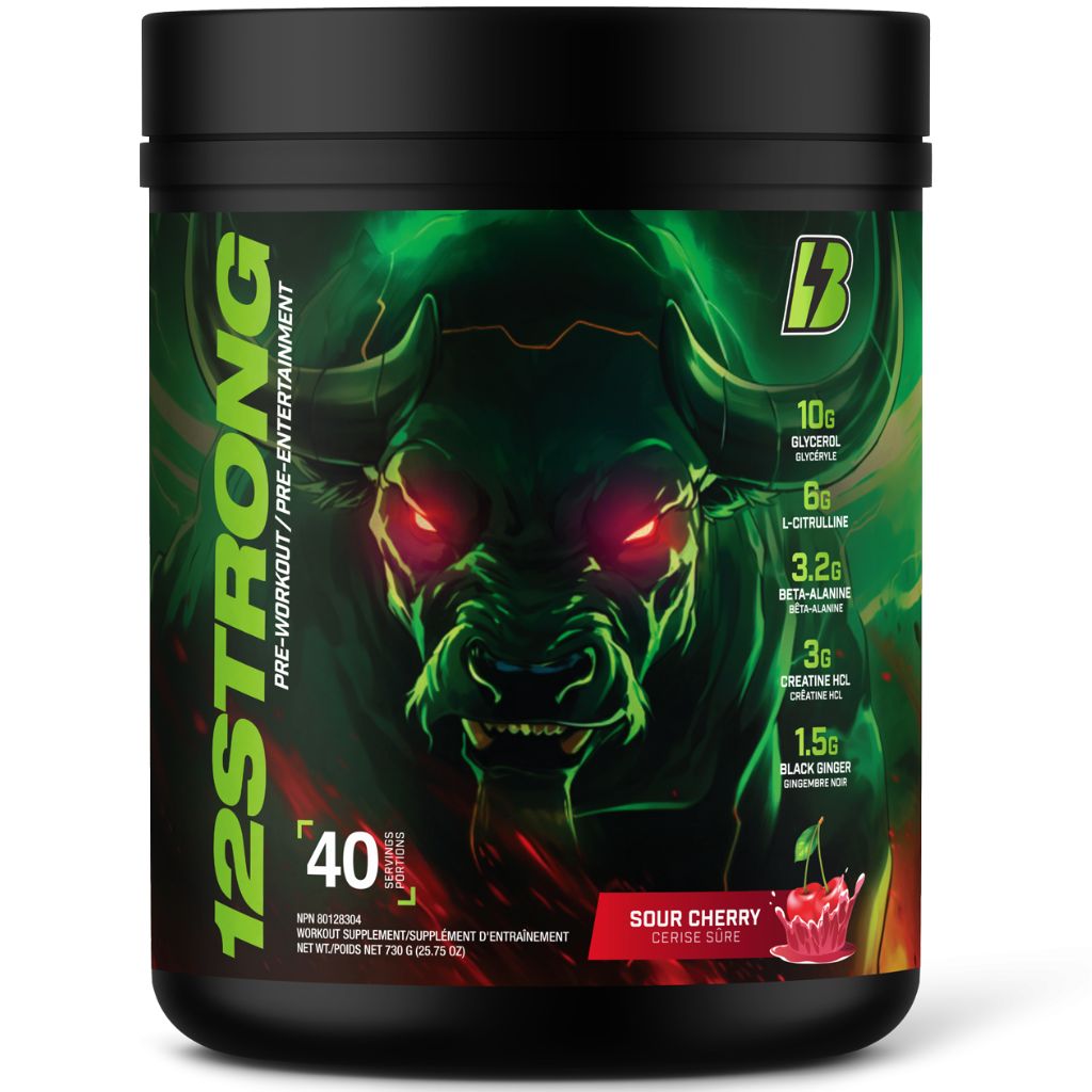 Bull Nutrition 12STRONG PRE-WORKOUT, 40 Servings