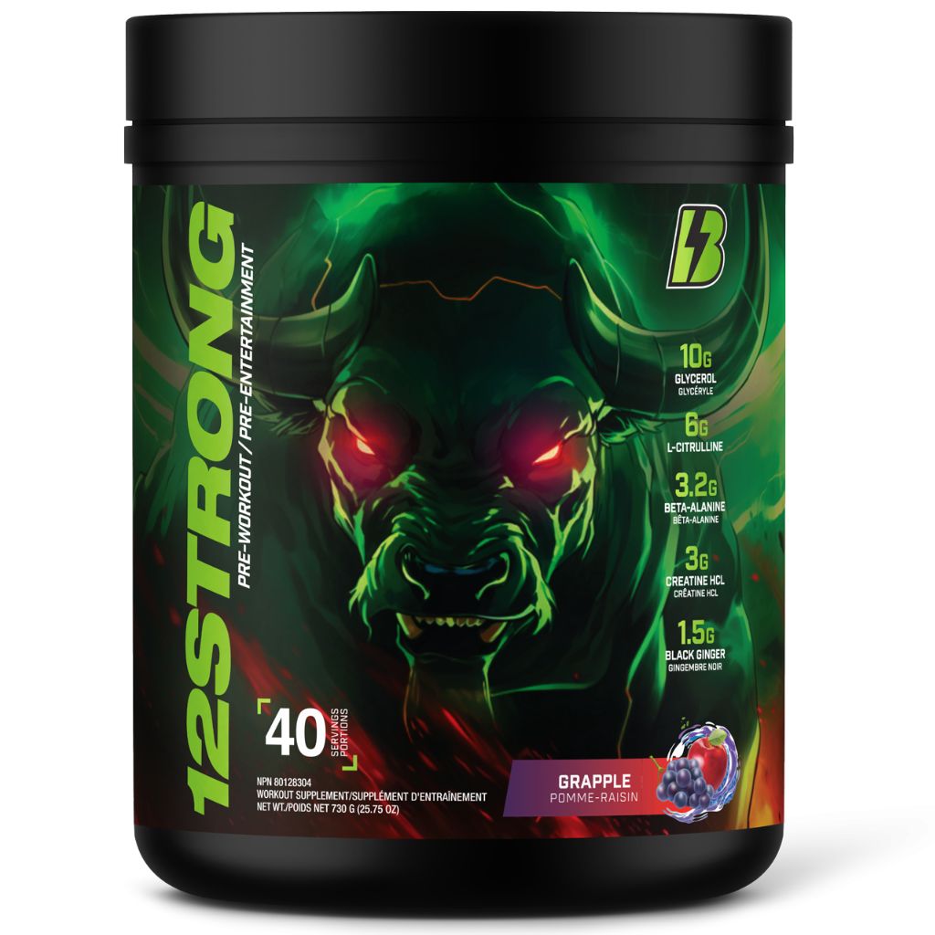 Bull Nutrition 12STRONG PRE-WORKOUT, 40 Servings