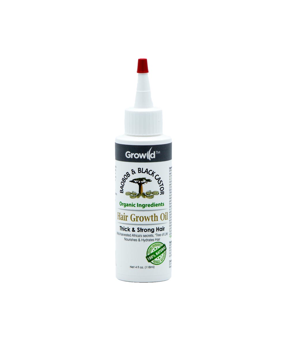 BY NATURES EDGE HUILE DE RICIN NOIRE CROISSANCE + 4 OZ