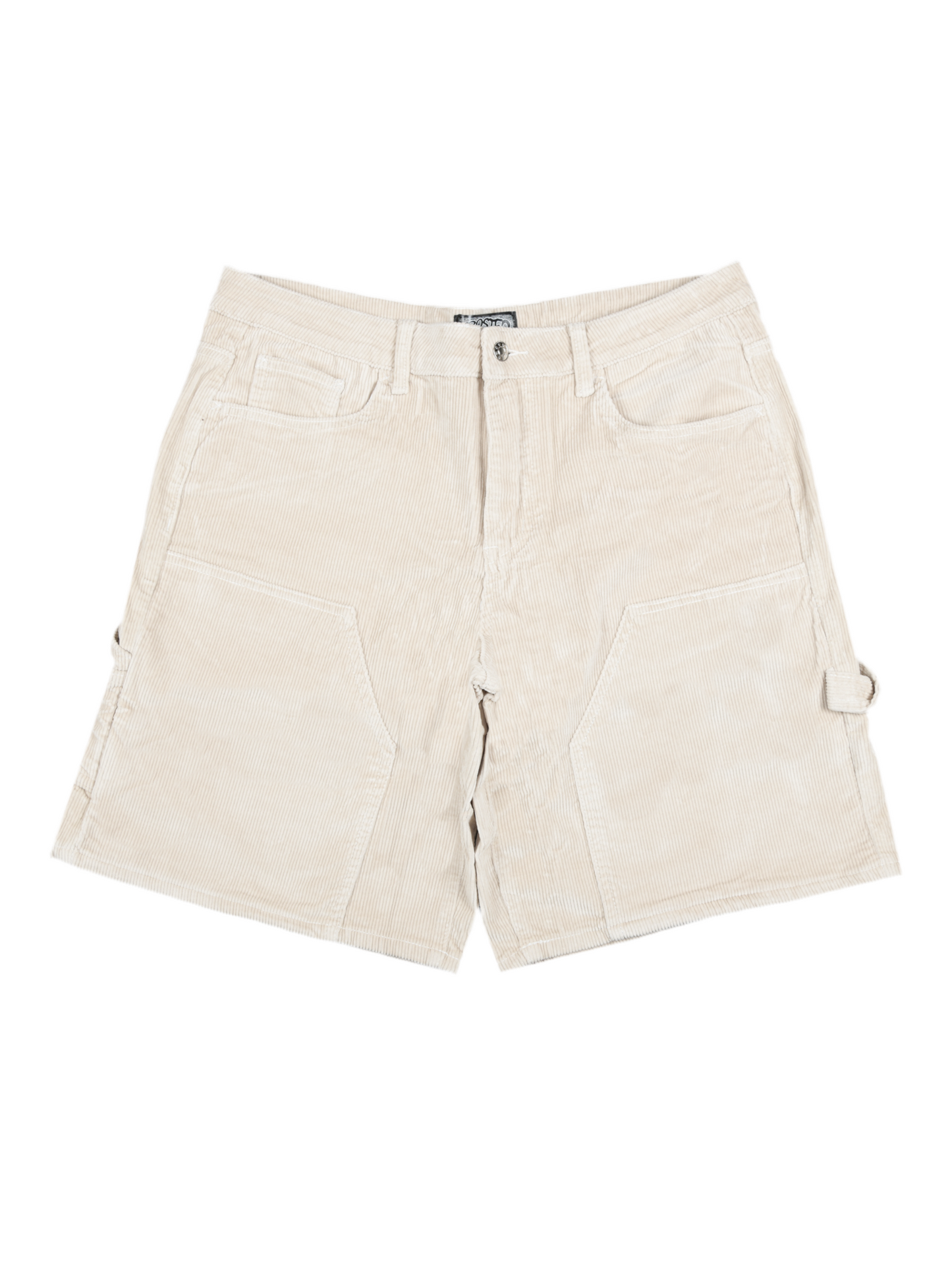 Frosted Skateboards 'Carpenter Cords' Baggy Shorts - Beige