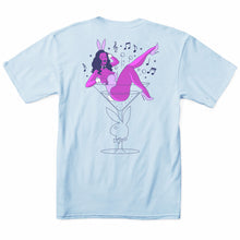 Color Bars X Playboy 'Casino' Tee - Light Blue