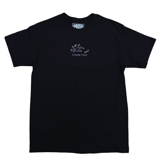 Frosted Skateboards 'Classic Monday' Tee - Black/Grey