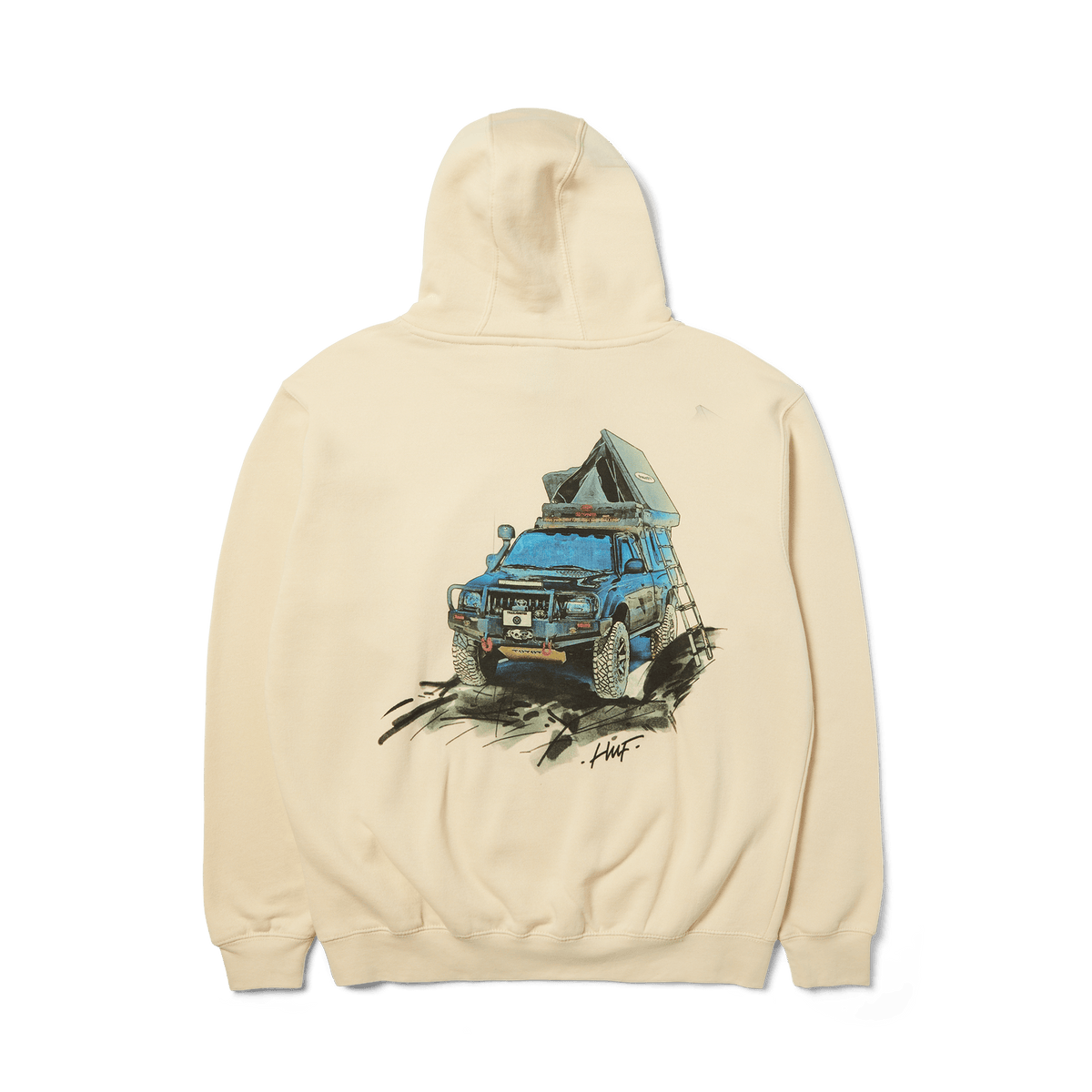 HUF x Toyota Trailhunter 'Tacoma Overland' Hoodie - Sand
