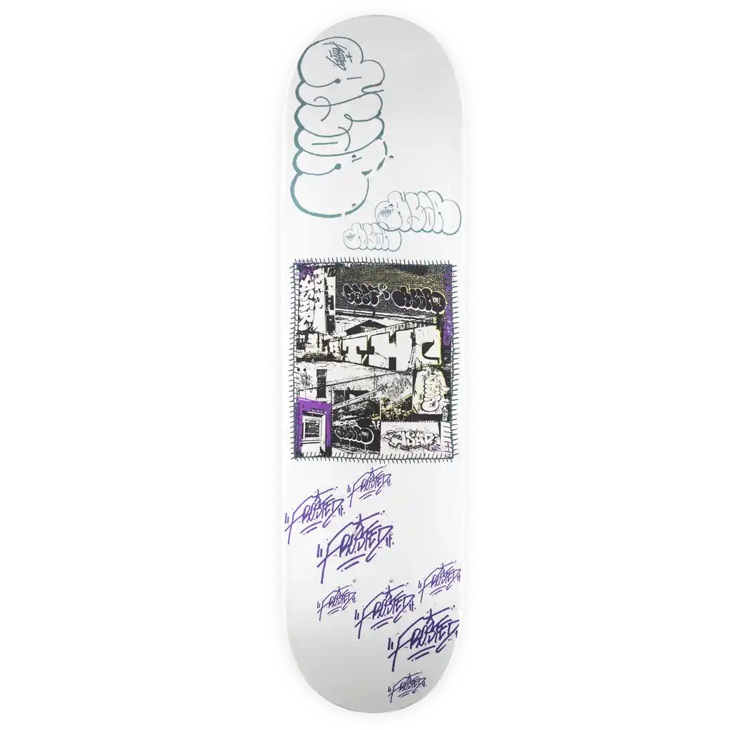 Frosted Skateboards 'Asar Stuff P2' Skateboard Deck - White