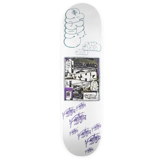 Frosted Skateboards 'Asar Stuff P2' Skateboard Deck - White