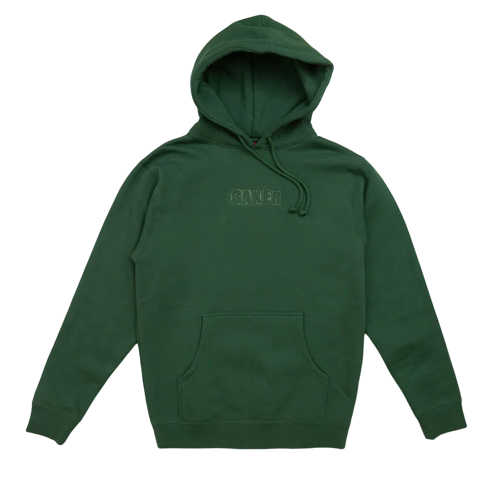 Baker 'Brand Logo' Hoodie - Dark Green