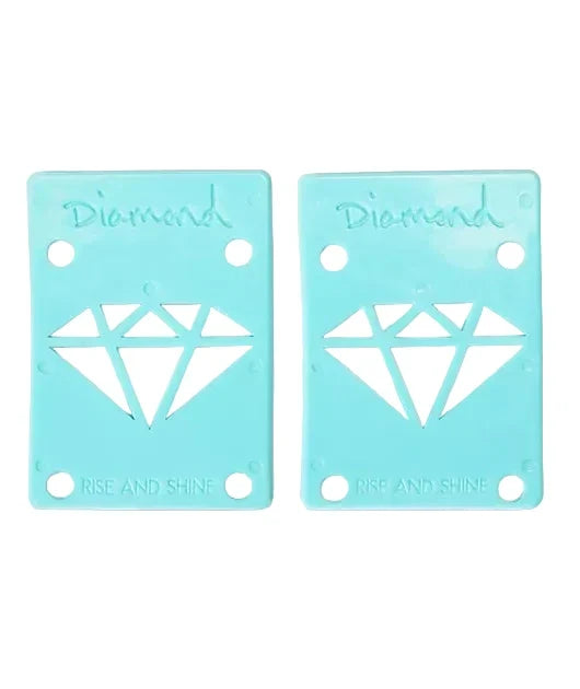 Diamond Supply Co. 'Rise And Shine' Truck Riser Pads - Tiffany Blue