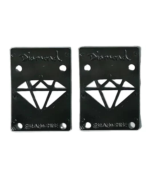 Diamond Supply Co. 'Rise And Shine' Truck Riser Pads - Black