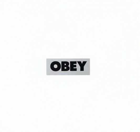 Obey 'Lil Logo' Sticker - White