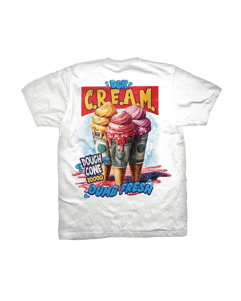 DGK 'Dough Cone' Heavyweight Tee - White