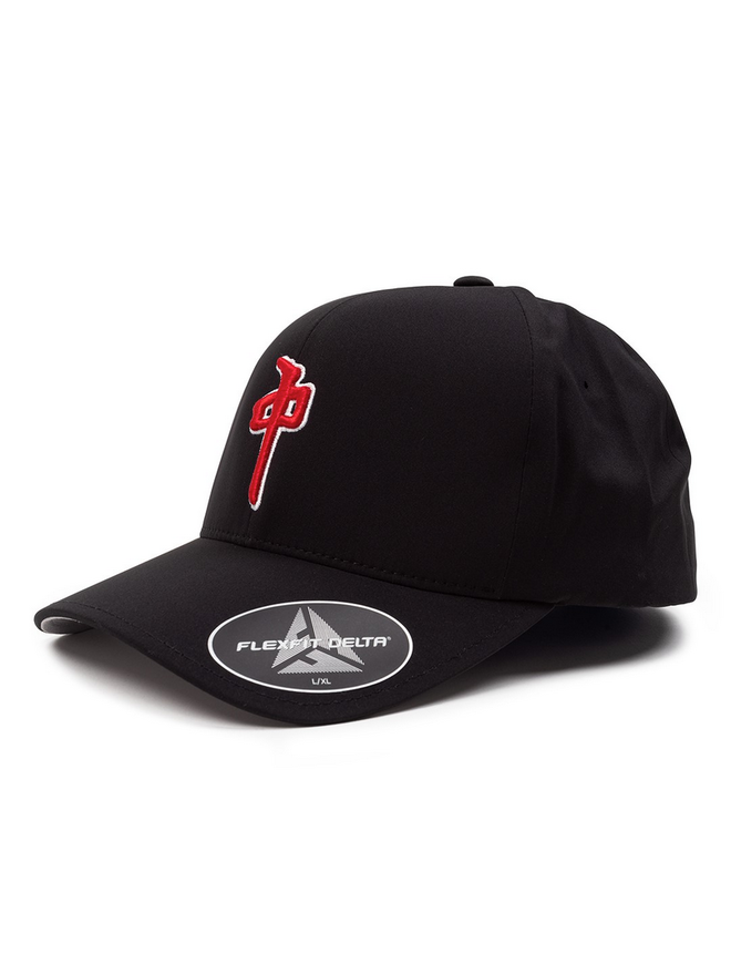 Red Dragon 'OG Puffy' Flexfit Delta Cap - Black/Red