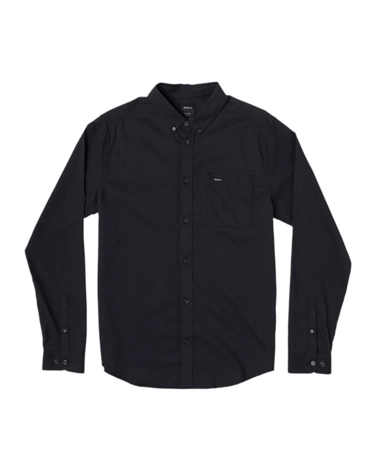 RVCA 'That'll Do' L/S Shirt - Black