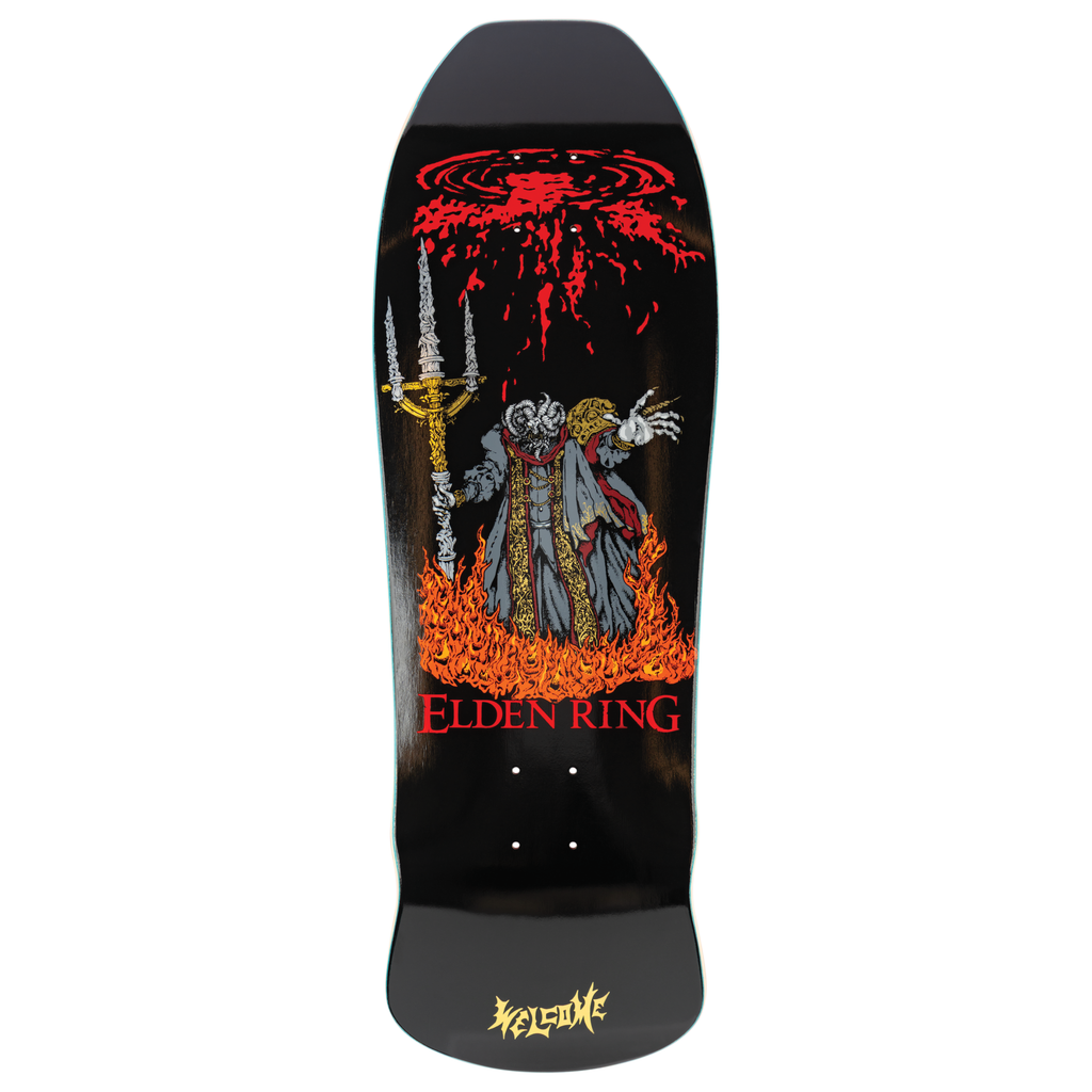 Welcome x Elden Ring 'Mohg On Grab' Shaped Deck - Black/Gold Foil