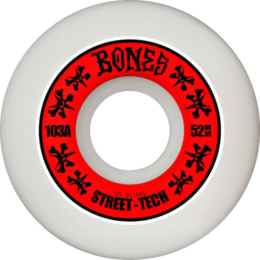Bones 'STF Slims' V3 103A Wheels 52MM - Natural