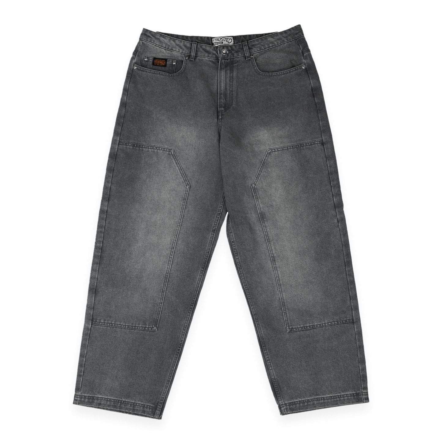 Frosted Skateboards 'Carpenter' Baggy Jeans - Faded Black