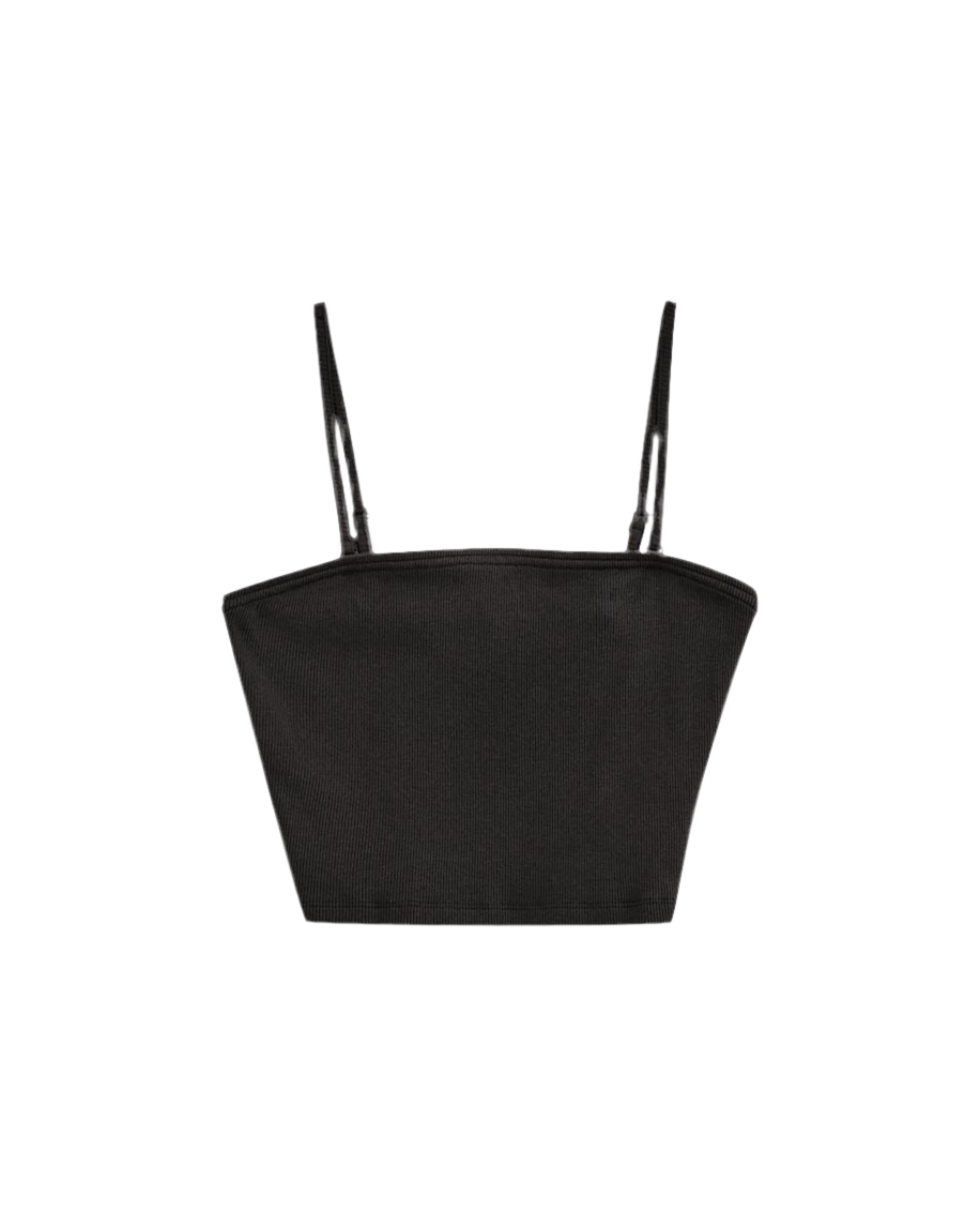 Vans 'Drew Rib' Tube Cropped Top - Black (Women’s)