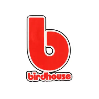 Birdhouse 'B Logo' Sticker - Red