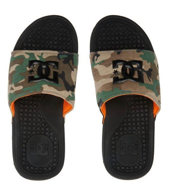 DC Shoes 'Bolsa' Slide - Black/Military Camo