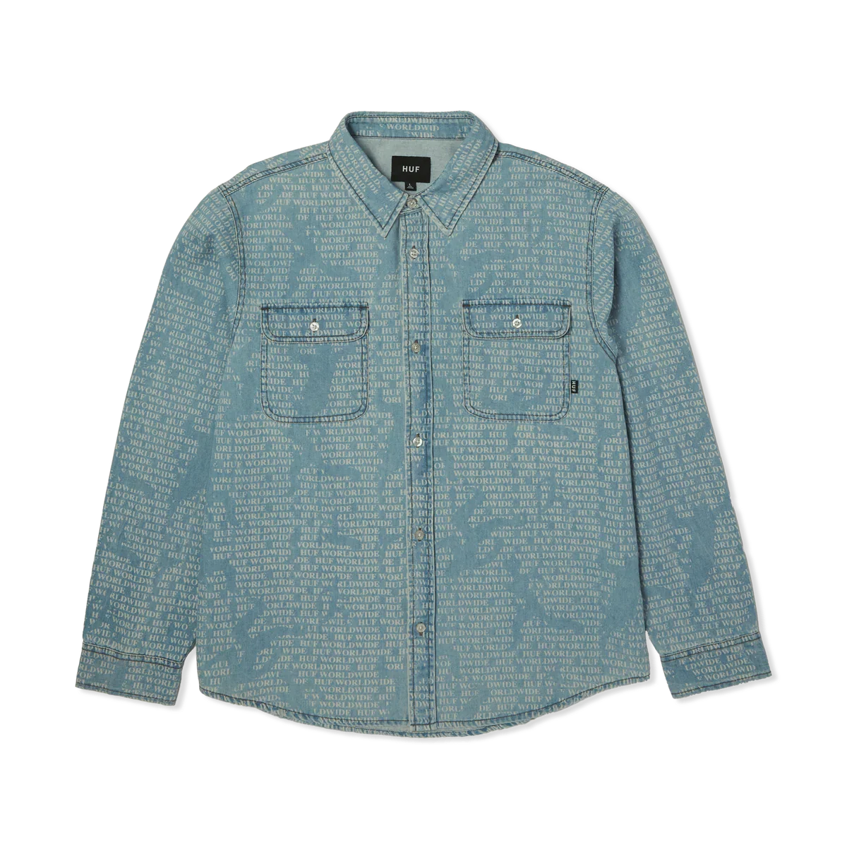 HUF 'Ceremony' Denim Shirt - Indigo