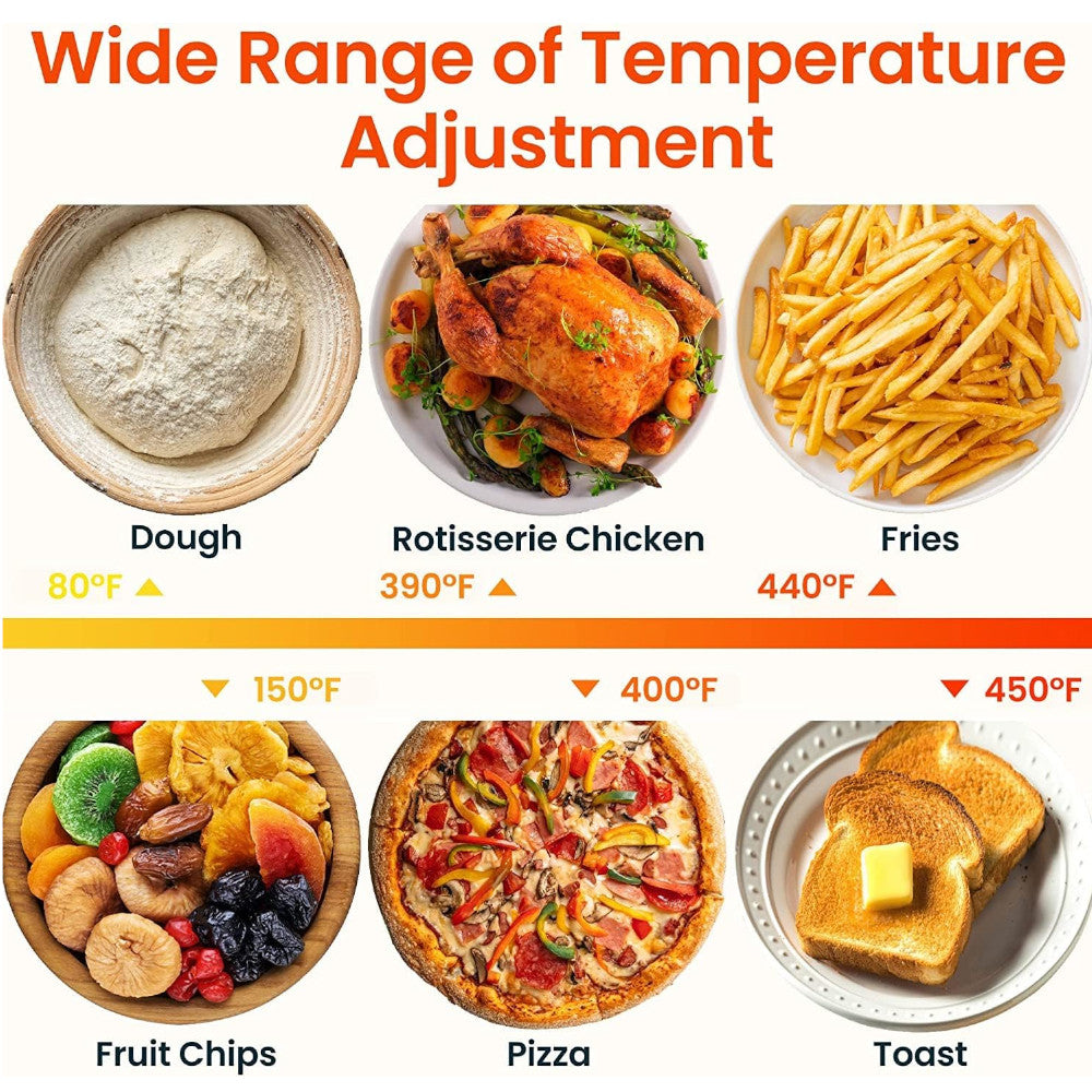 COMFEE CO-F25A1 12-in-1 Air Fryer Oven with Rotisserie - Blemished package with full warranty