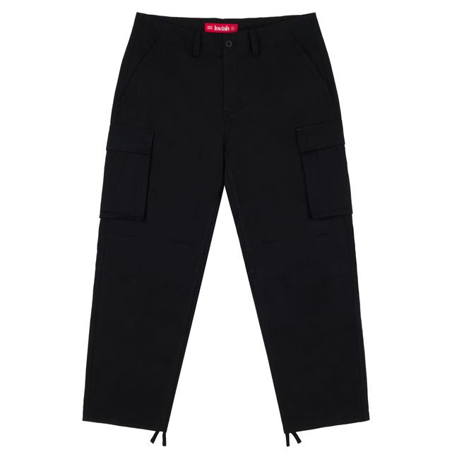 Loviah 'Paratrooper V2' Cotton Cargo Pants - Black
