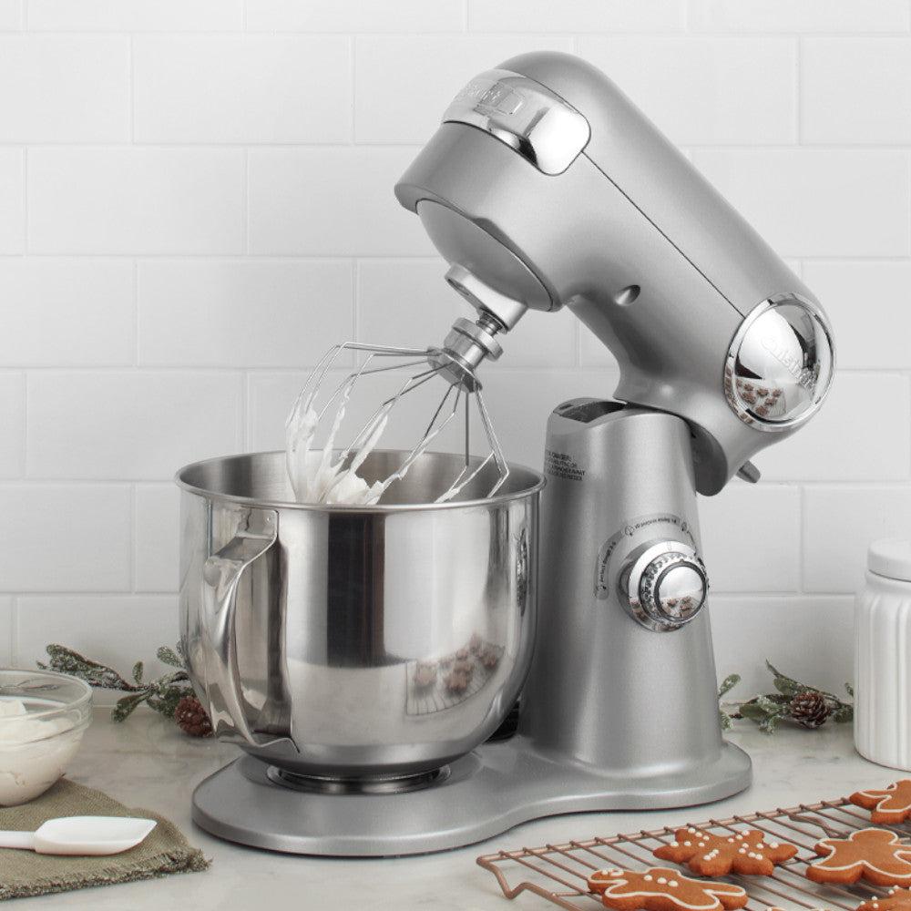 CUISINART PRECISION MASTER 5.5-QT (5.2L) STAND MIXER - SILVER - Refurbished with Cuisinart warranty - CSM-100S