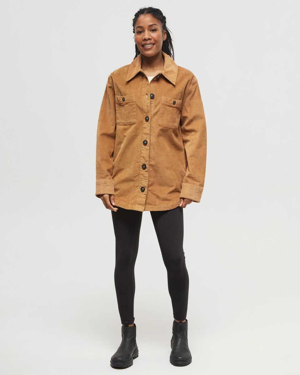 EcoStretch Corduroy Overshirt