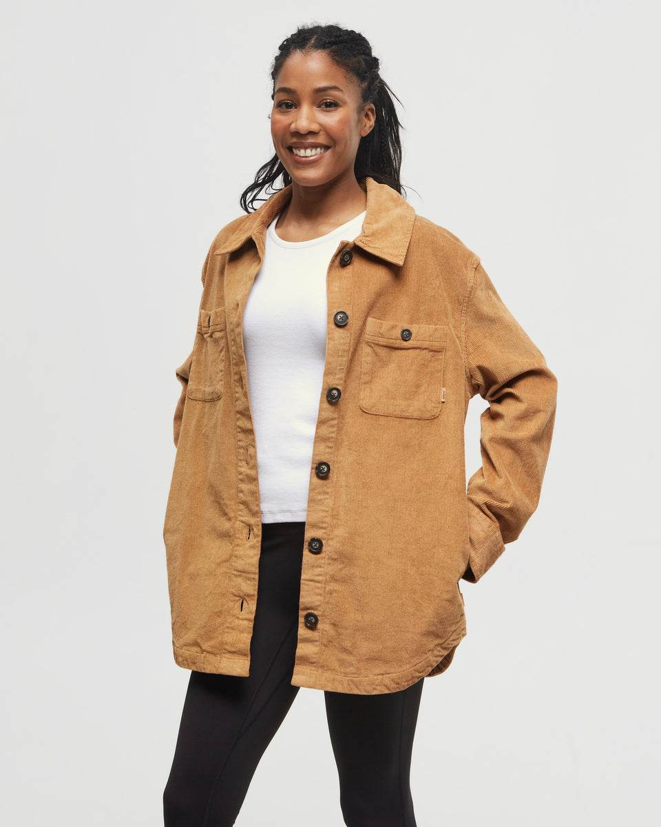 EcoStretch Corduroy Overshirt