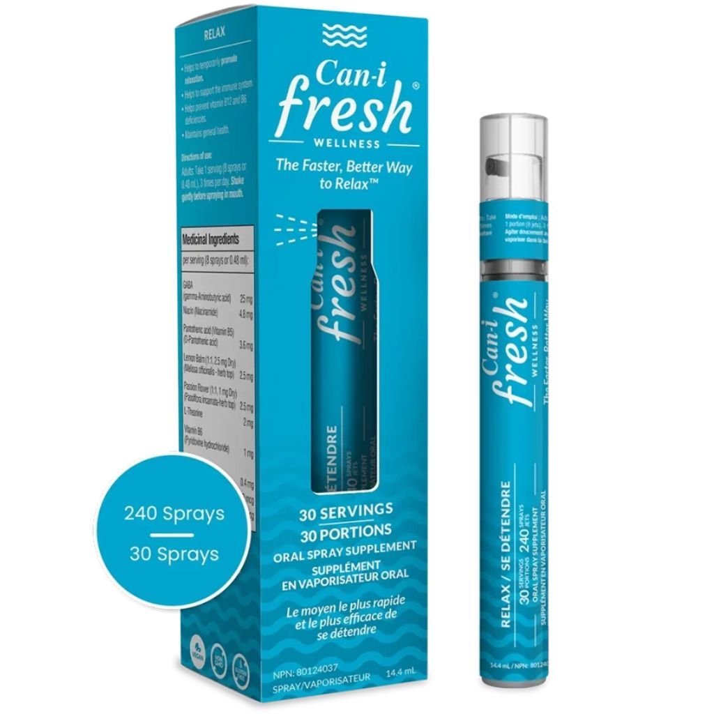 Can-i FRESH STRESS RELIEF ORAL VITAMIN SPRAY, 30 Servings