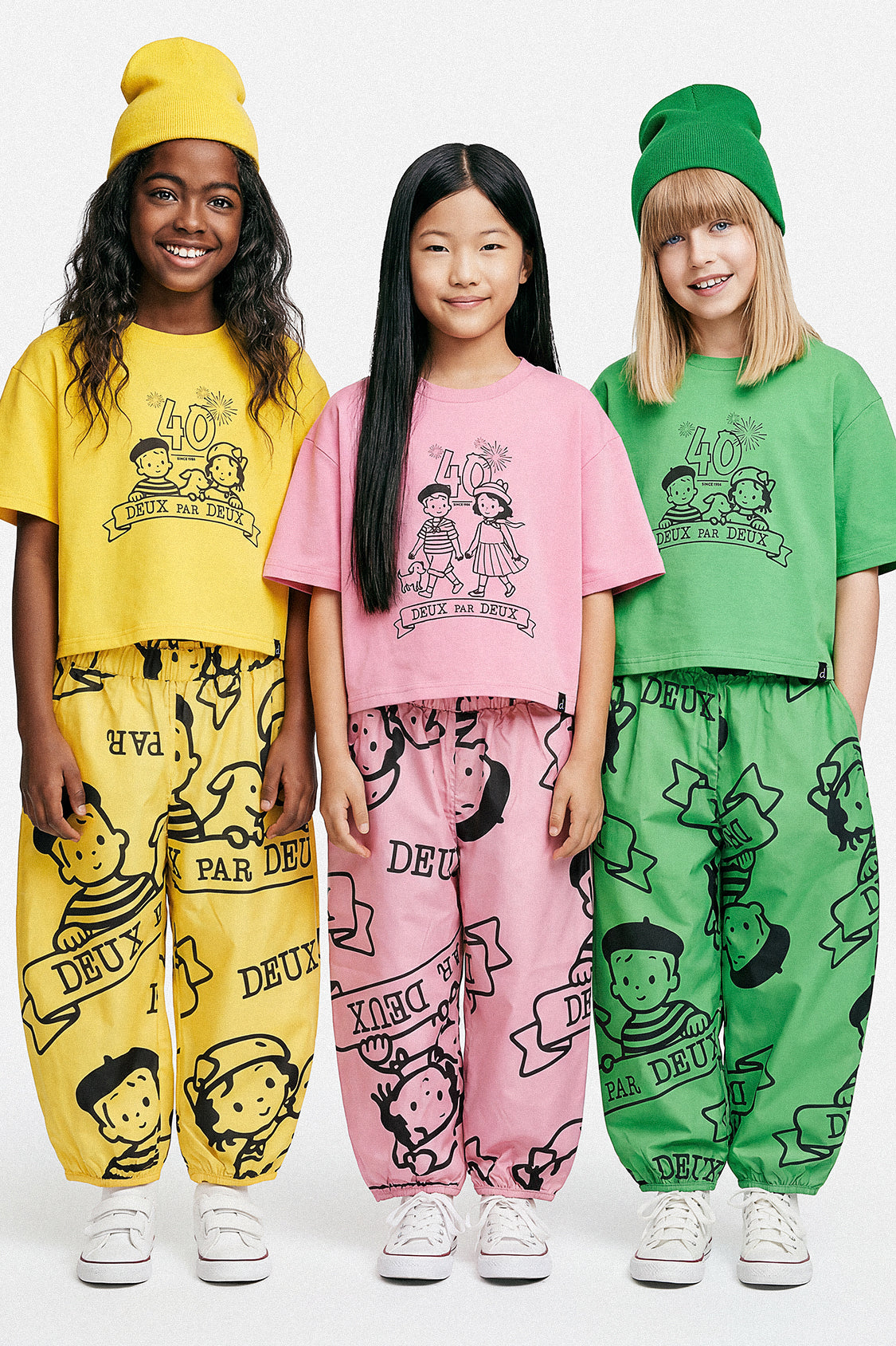 40Th Anniversary Printed Poplin Pant Green