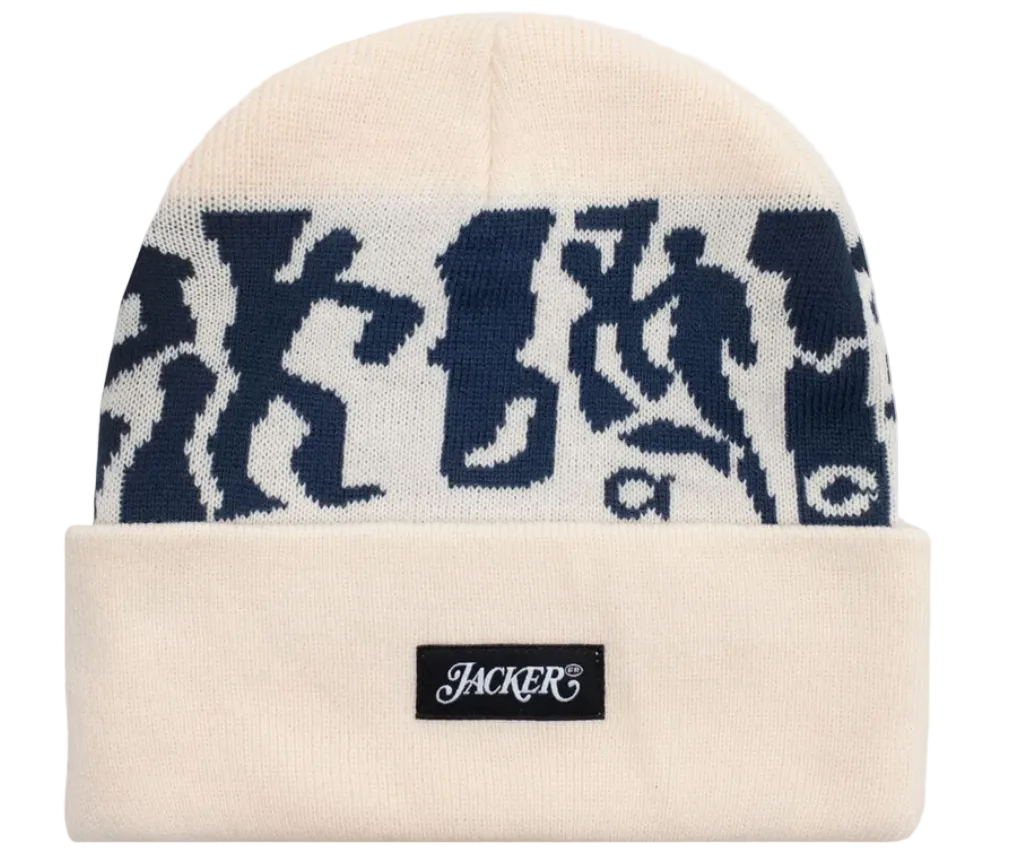 Jacker 'Mirror Maze' Beanie - Beige