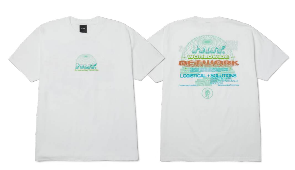 HUF 'Worldwide Network' Tee - White