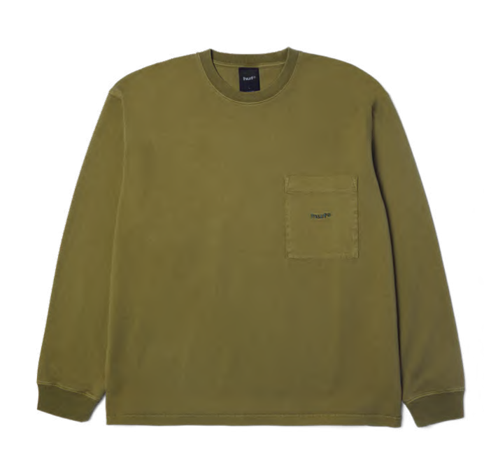 HUF '89' Heavyweight L/S Knit Tee - Olive